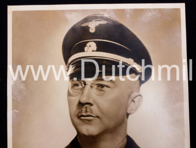 (Photo) Reichsführer SS Himmler (very large portrait 30x24 cm) Photo Verlag Röhr, Magdeburg - Rare