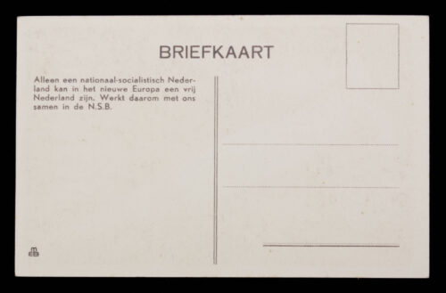 (Postcard) NSB Wat wilt Gij Vrijheid of Knechtschap