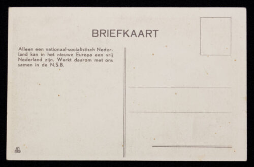 (Postcard) NSB Wat wilt Gij Vrijheid of Knechtschap