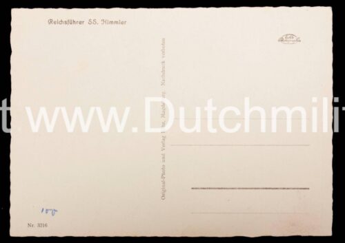 (Postcard) Reichsführer SS Himmler - Photo Verlag Röhr, Magdeburg - Rare