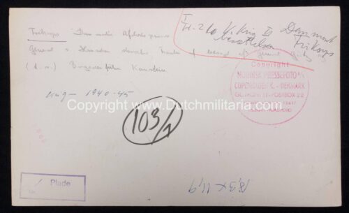 (Pressphoto Denmark) Waffen-SS Frikorps Danmark Afsheds parade