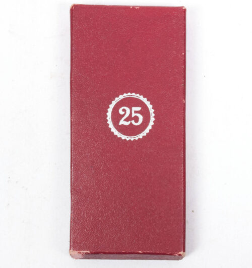 Treue Dienst 25 Jahre + etui (Maker Friedrich Keller Metallschmuckfabrik Oberstein)