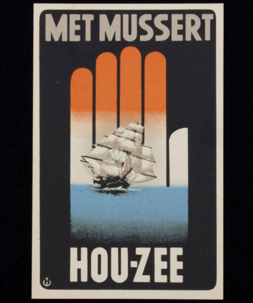 (Postcard) NSB Met Mussert Hou-Zee