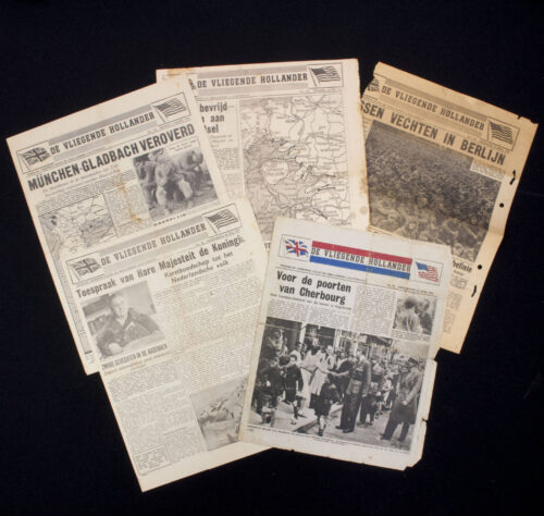 (Newspaperresistence) De Vliegende Hollander 5 editions (No. 37, 90, 110, 124, 130)