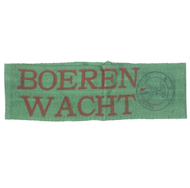WWII Flemish collaboration Boerenwacht armband