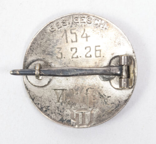 Stahlhelmbund Diensteintrittabzeichen Memberbadge 1926