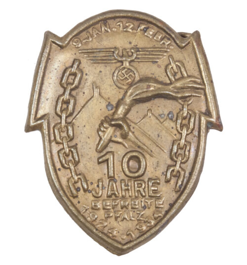 10 Jahre Befreite Pfalz 1924-1935 abzeichen