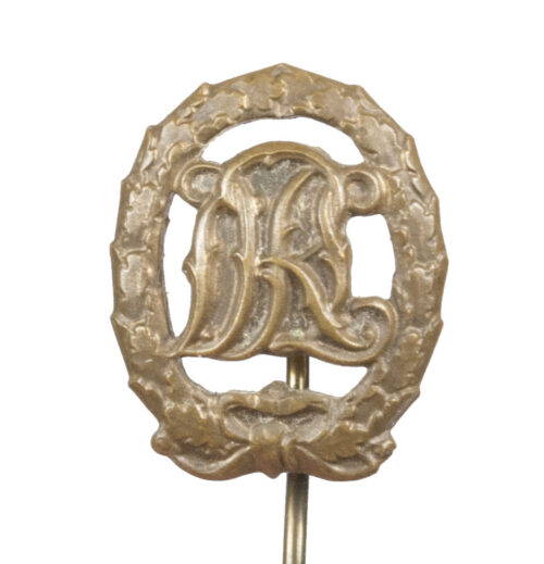 Deutsches Reichssportabzeichen (DRL) bronze miniature stickpin