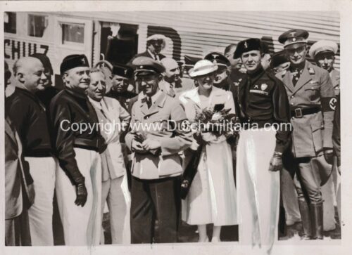 (Pressphoto) Le Ministre Goebbels en Italie (Ca. 1934)