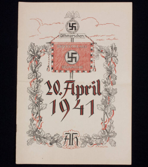 (Magazine) Dithmarschen Deutschland Erwache 20. April 1941 - Rare