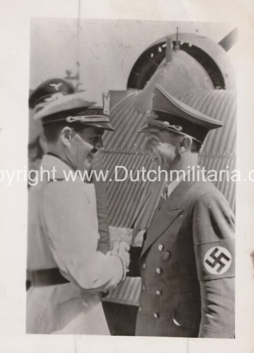 (Pressphoto) Reichsminister Dr. Goebbels in Venedig (Ca. 1934)
