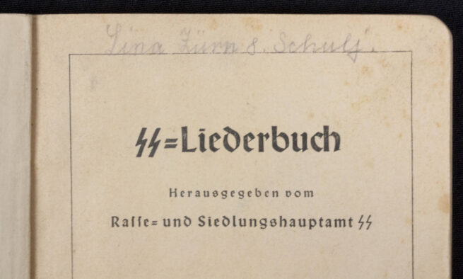 SS Liederbuch. 5. Auflage