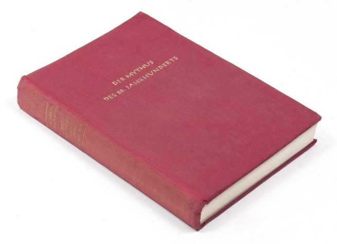 (Book) Alfred Rosenberg - Der Mythus des 20. Jahrhunderts Tornisterausgabe (in red)