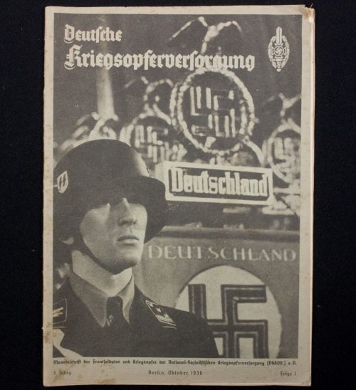 (Magazine) Deutsche Kriegsopferversorgung. 5. Jahrg. Berlin, Oktober 1936. Folge 1