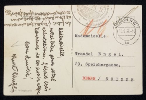 (Postcard) Berlin Deutschlandhalle