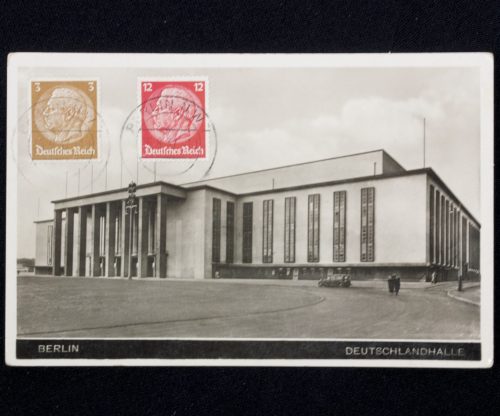 (Postcard) Berlin Deutschlandhalle