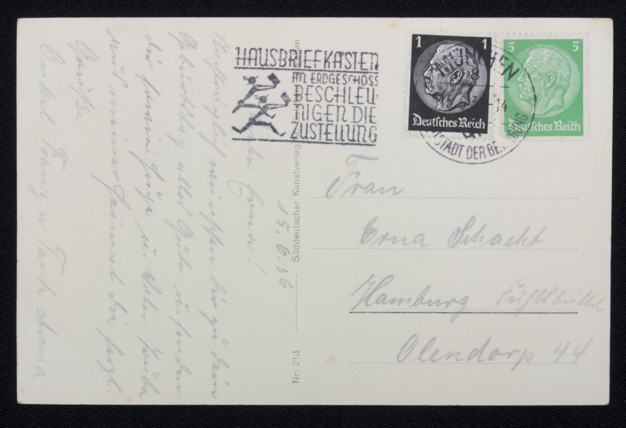 (Postcard) Die Ehrentempel fur die Gefallenen vom 9. Nov. 1923