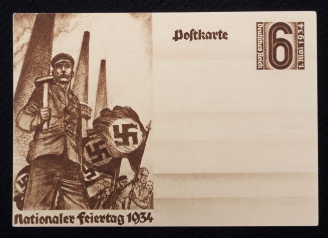 (Postcard) Nationaler Feiertag 1934