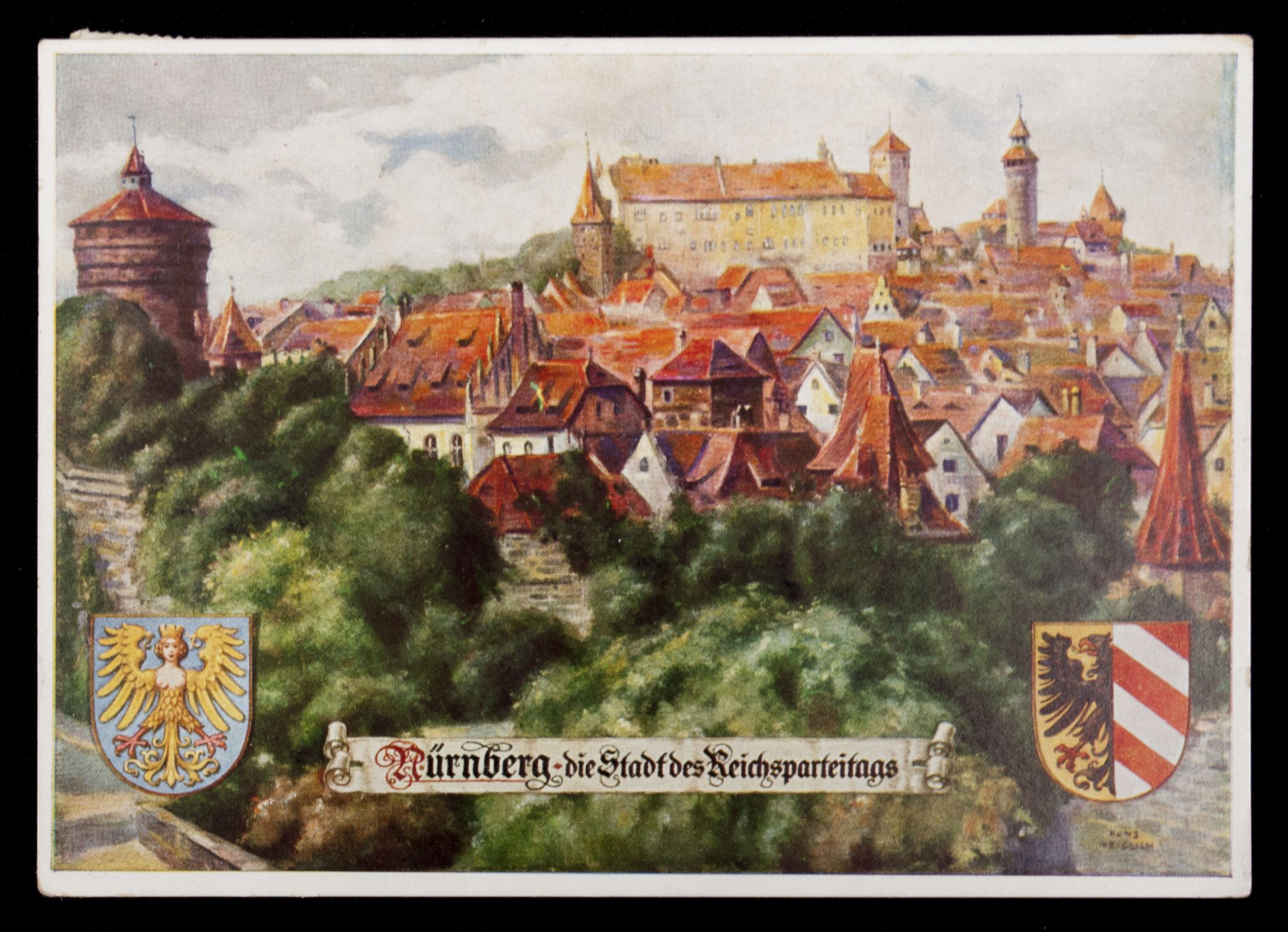 (Postcard) Nürnberg die Stadt des Reichsparteitages