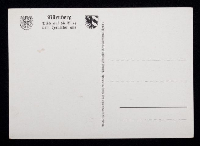 (Postcard) Nürnberg die Stadt des Reichsparteitags