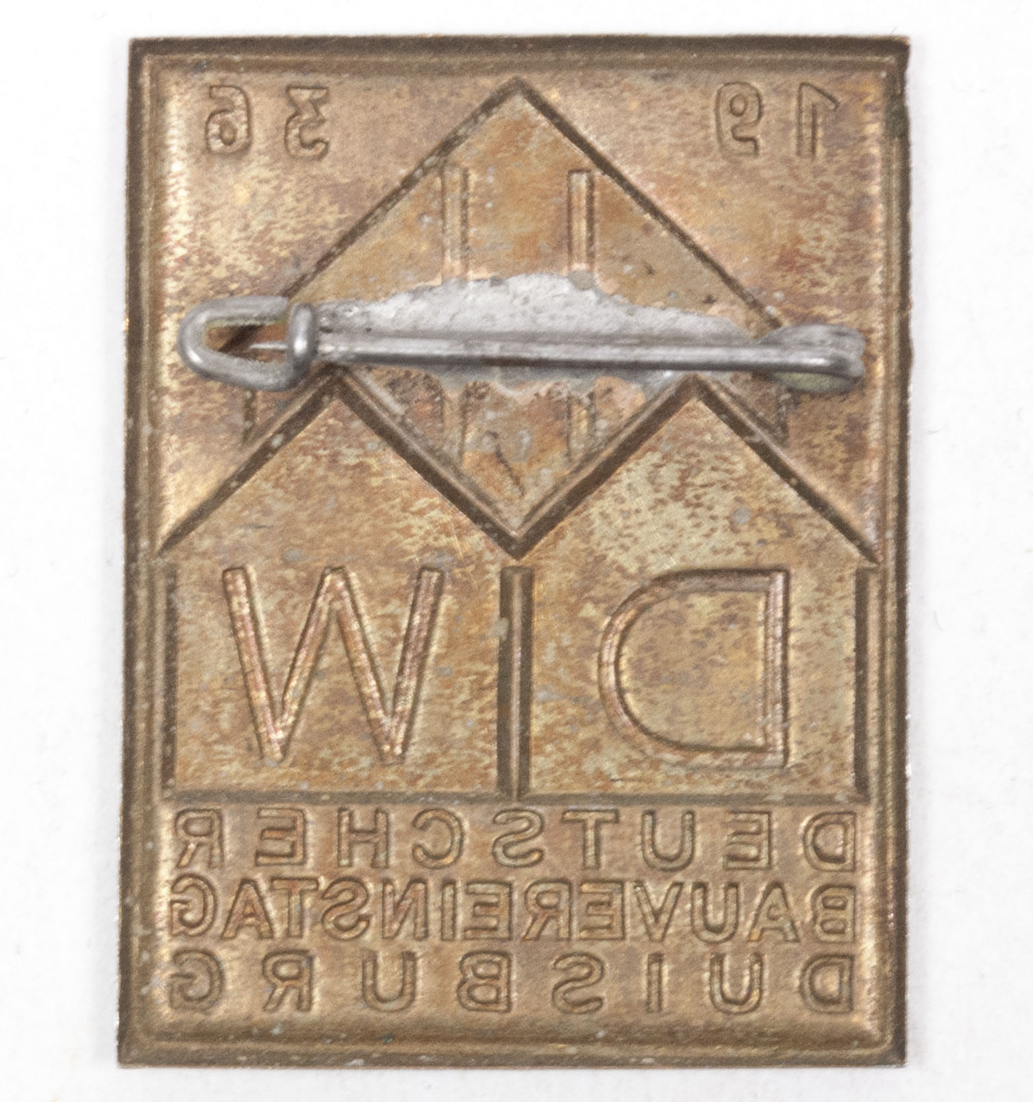 Deutsche Bauvereinstag Duisburg - DHW - 1936 abzeichen