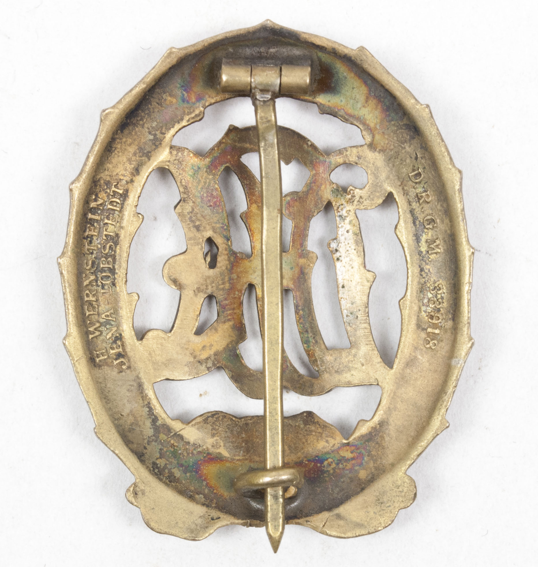 Deutsches Reichsabzeichen für Leibesübungen in bronze (DRA) (maker Wernstein)