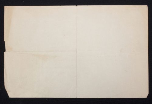 (Document) Bescheinigung Fahrrad Den Haag February 1945