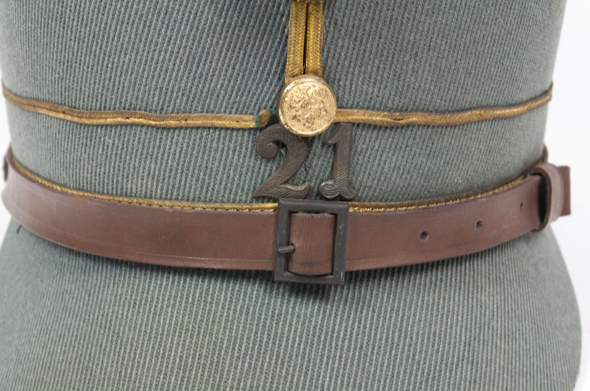 Dutch Army before 1940 / Nederlandse Leger kepie voor 1940 – Officier with IR 21 number - Image 5