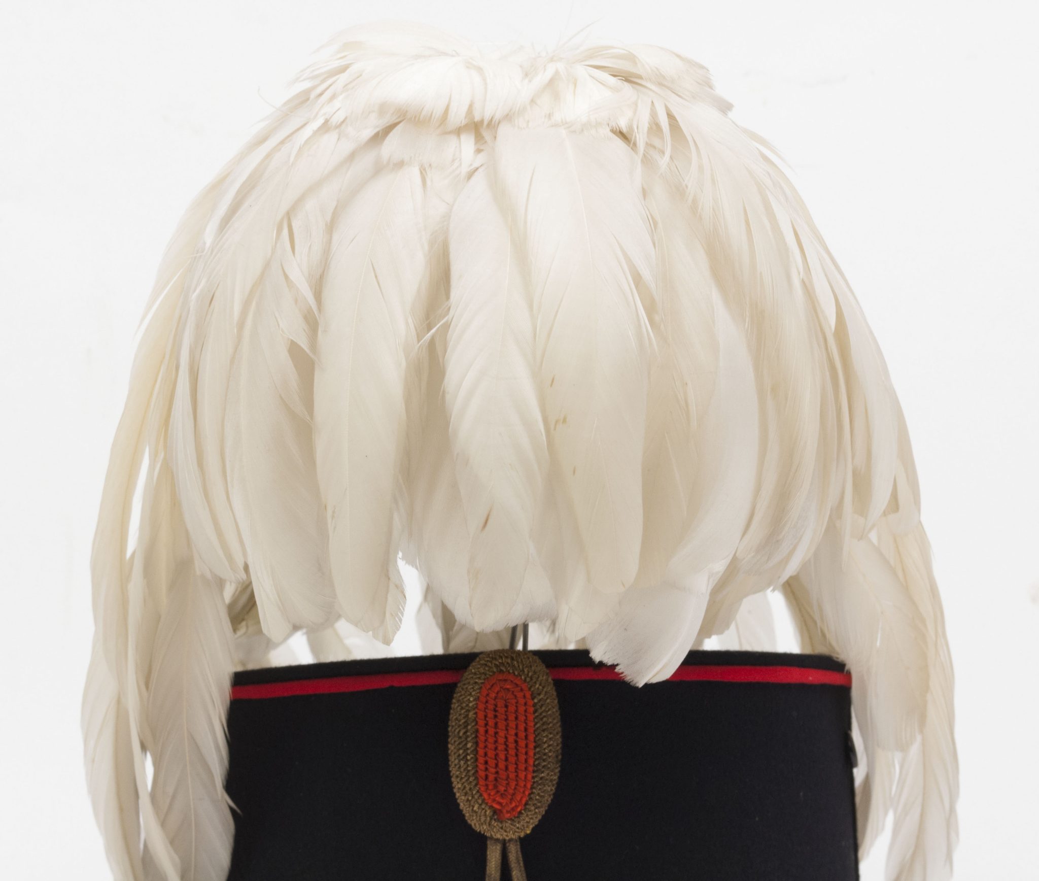 Dutch Army before 1940 ceremonial "Kepie" for a 1st Lieutenant + pluim (feather plume) - Image 3