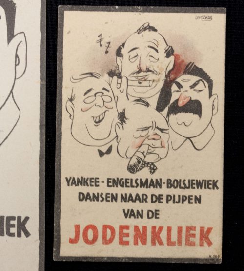 (Flyer) Yankee-Engelsman-Bolsjewiek dansen naar de pijpen van de jodenkliek (small + large flyers)