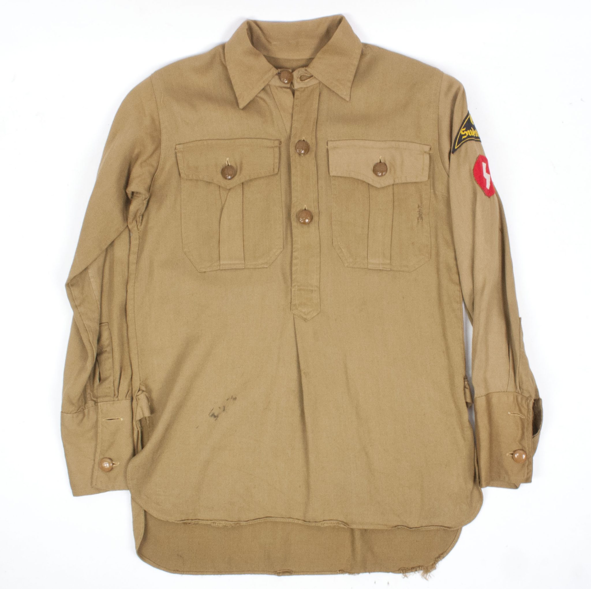 Hitlerjugend (HJ) / Deutsche Jugend (DJ) Braunhemd / Brown shirt Ost Sudetenland + HJ shorts - Image 39