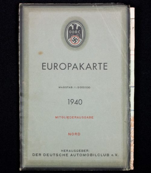 (MapCard) DDAC Europakarte 1940