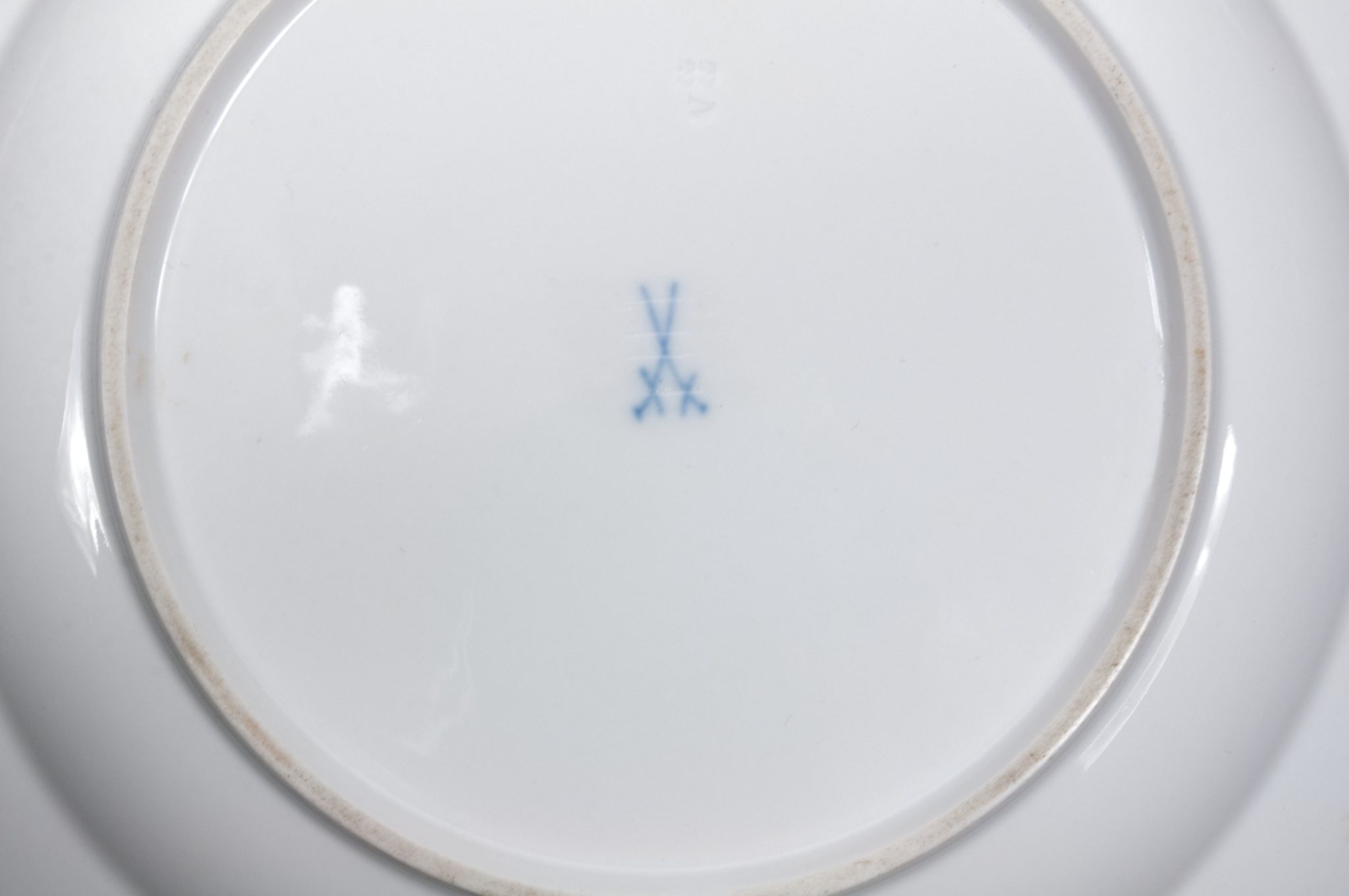 (Plate) Germa Imperial patriottic plate (Meissen) - rare