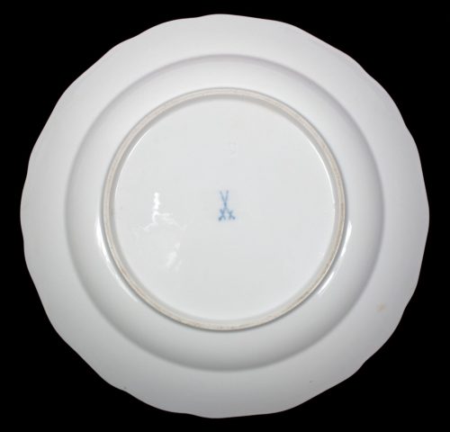 (Plate) Germa Imperial patriottic plate (Meissen) - rare