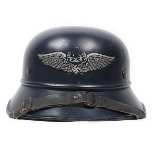 Reichsluftschutzbund Luftschutz Gladiator Helmet with chinstrap