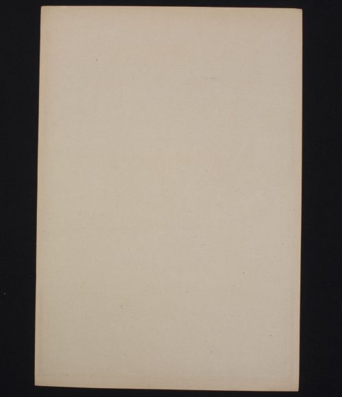 WWII German NSDAP Wochenspruch (propaganda miniposter) – Fahnen und Standarten