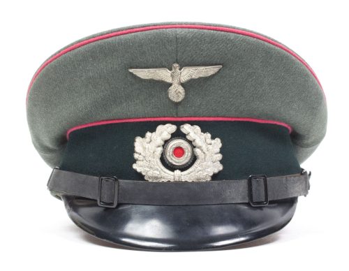 Wehrmacht (Heer) Panzerjäger NCOEM visor (by maker G.A. Hoffmann Berlin SW 1936) - MINT