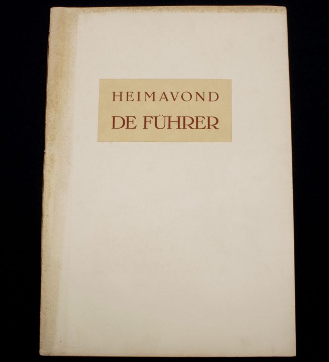 (BelgiumBookArtmap) Hitler Jugend Vlaanderen (HJV) – Heimavond de Führer – Very Rare