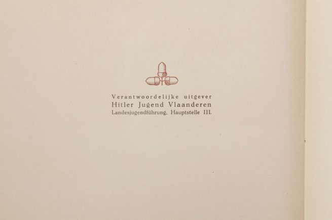 (BelgiumBookArtmap) Hitler Jugend Vlaanderen (HJV) – Heimavond de Führer – Very Rare