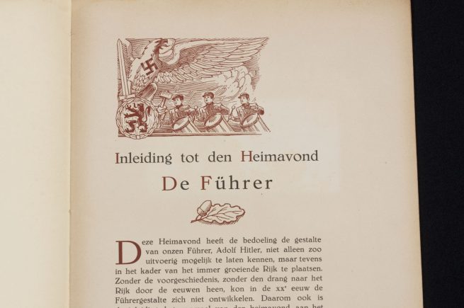 (BelgiumBookArtmap) Hitler Jugend Vlaanderen (HJV) – Heimavond de Führer – Very Rare