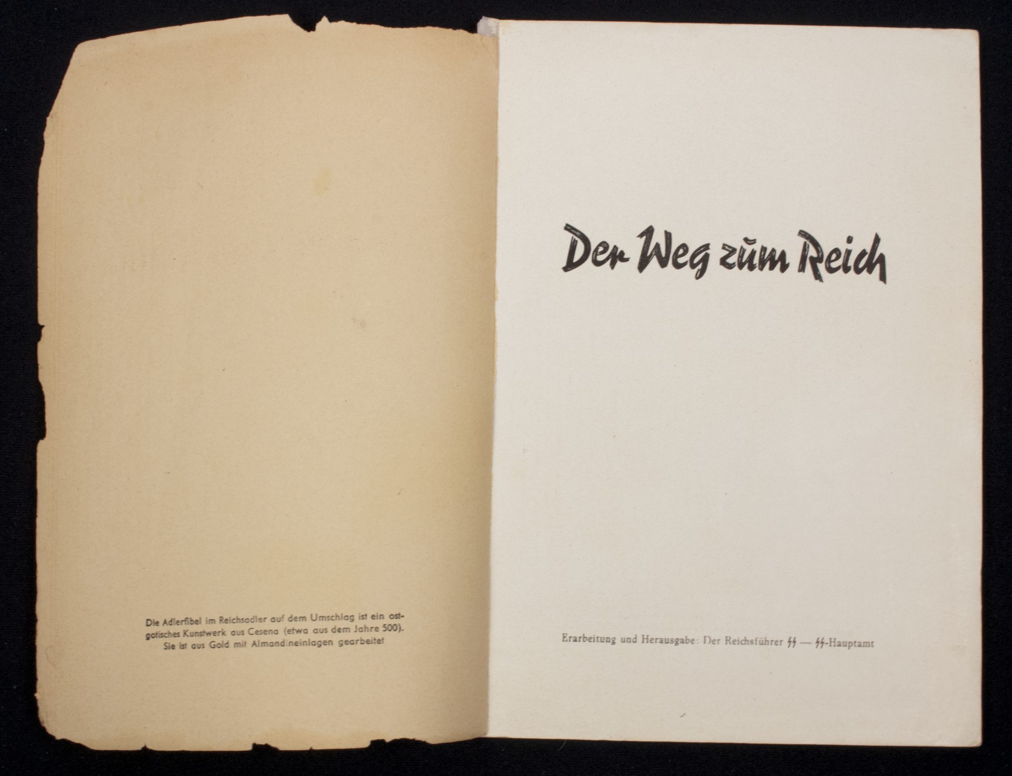 (Brochure) Der Weg zum Reich (Der Reichsführer SS - SS-Hauptamt) (1941/42) - Image 12