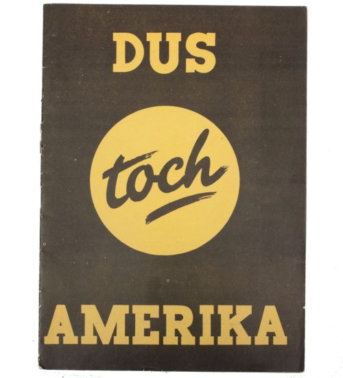 (BrochureNSB) Dus toch Amerika (1942)
