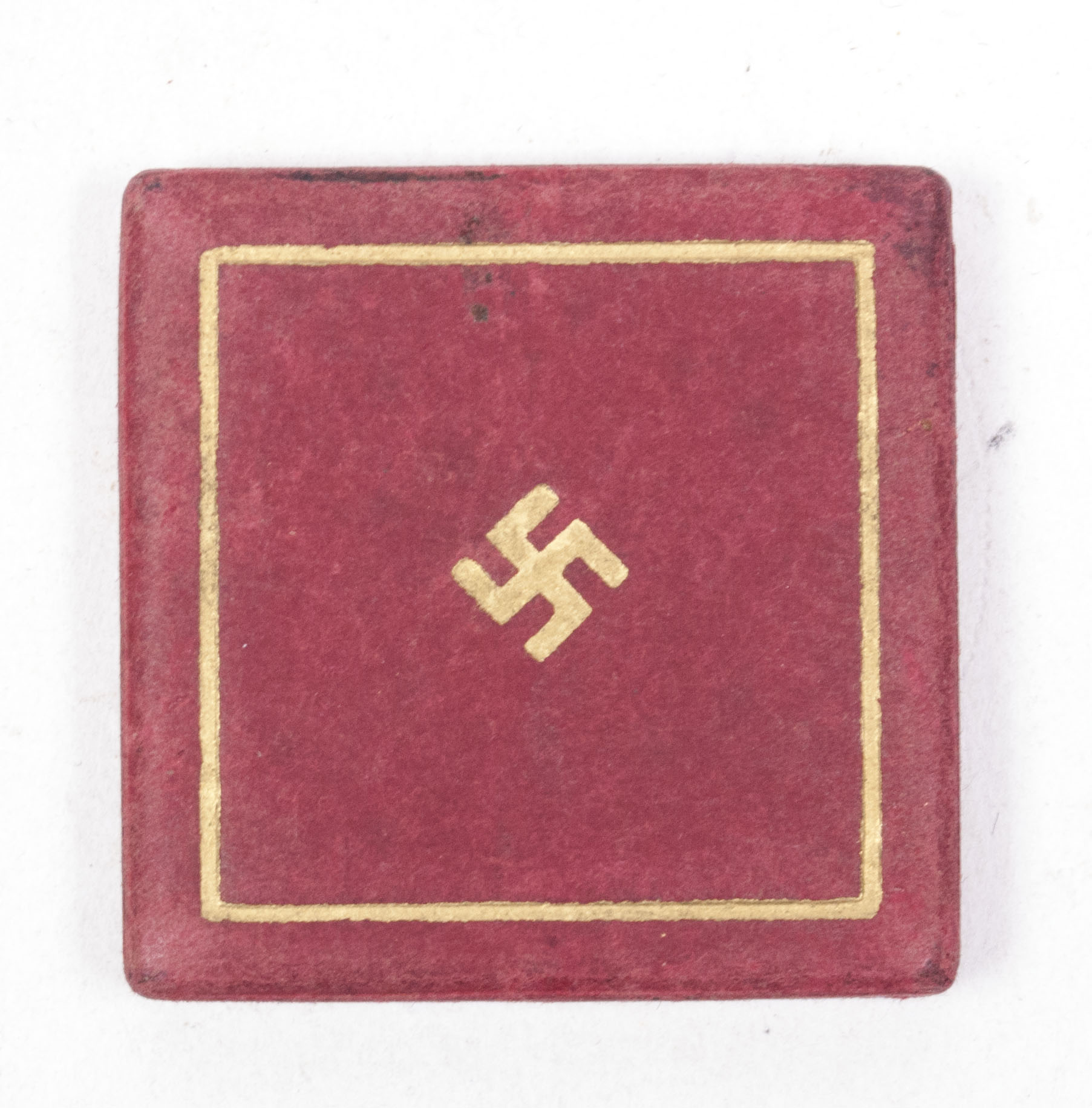 Cased non portable Hitler plaque Unser die Zukunft - Im Jahre Deutscher Schicksalwende 1933 in bronze