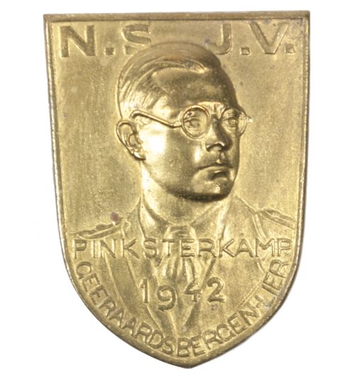 Flemish NSJV Pinksterkamp Geeraardsbergen Lier 1942 daybadge