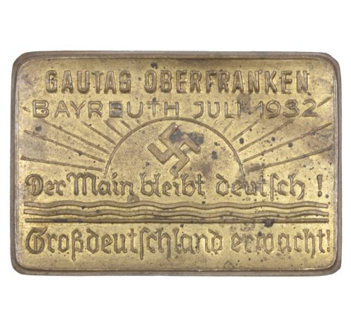 Gautag Oberfranken Bayreuth Juli 1932 abzeichen - Very rare