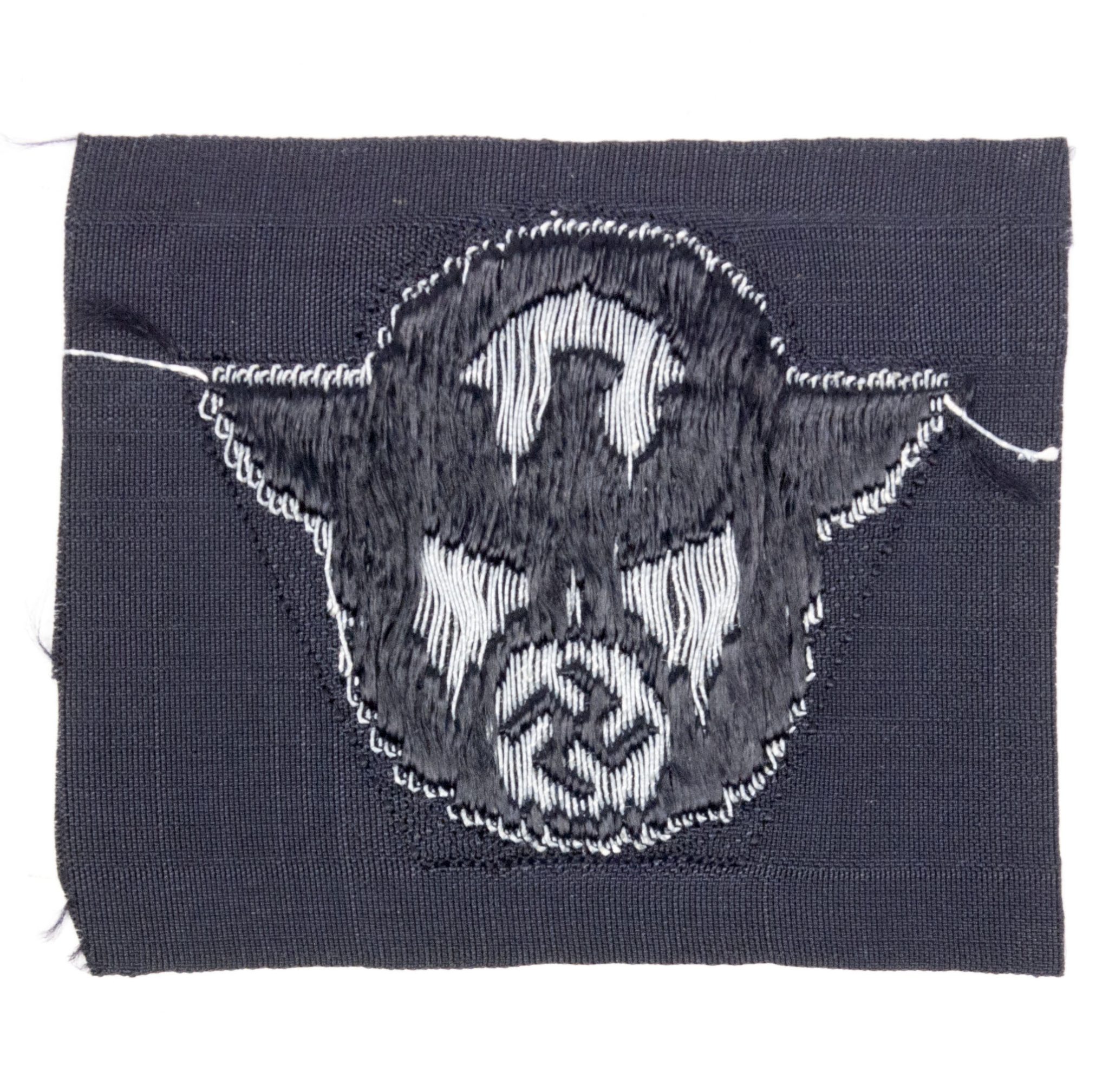 German Polizei visor cap insignia grey (3) German Polizei visor cap insignia grey