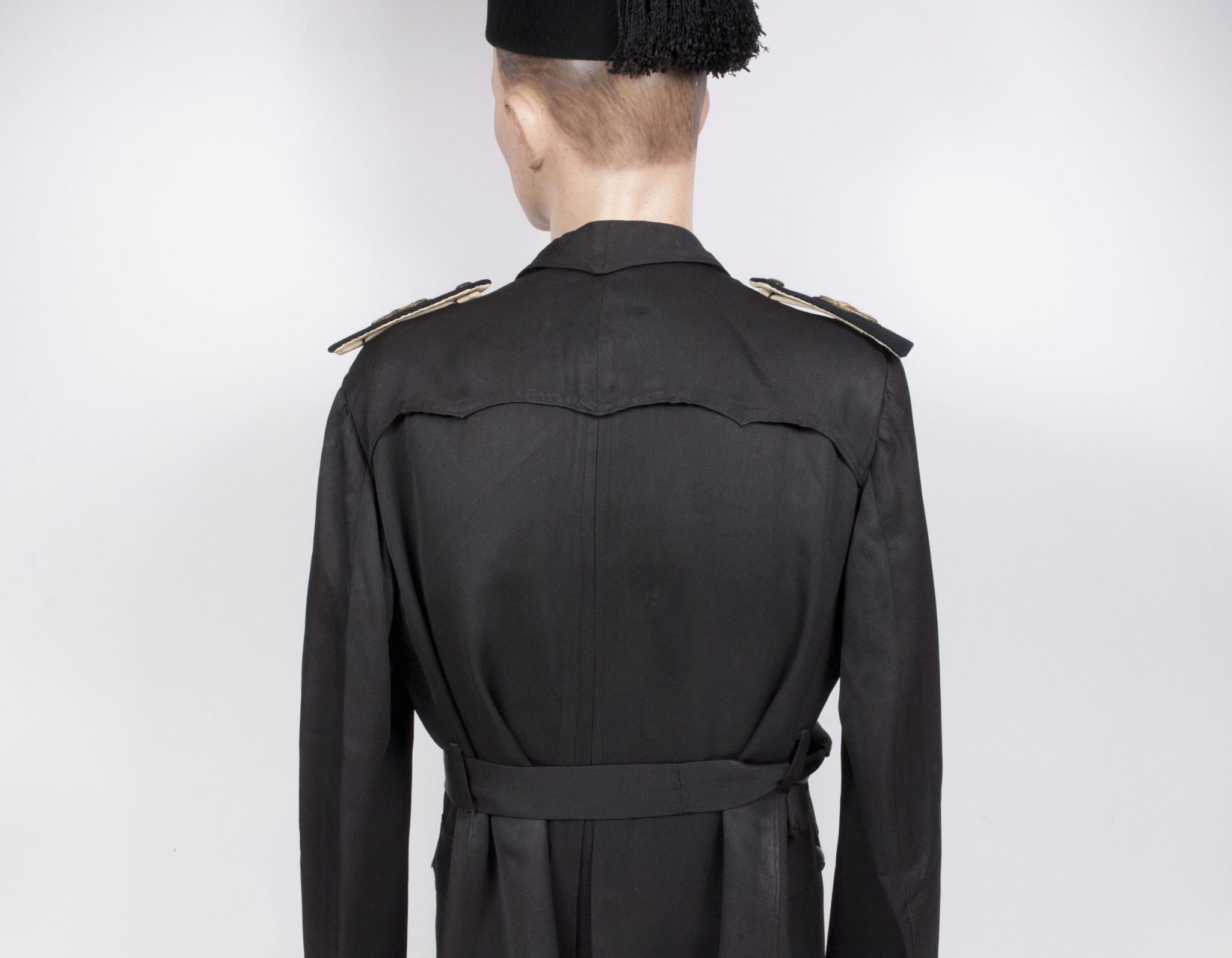 Italian fascist PNF executive leader saharina with black felt "fez" headgear - VERY RARE - Image 101