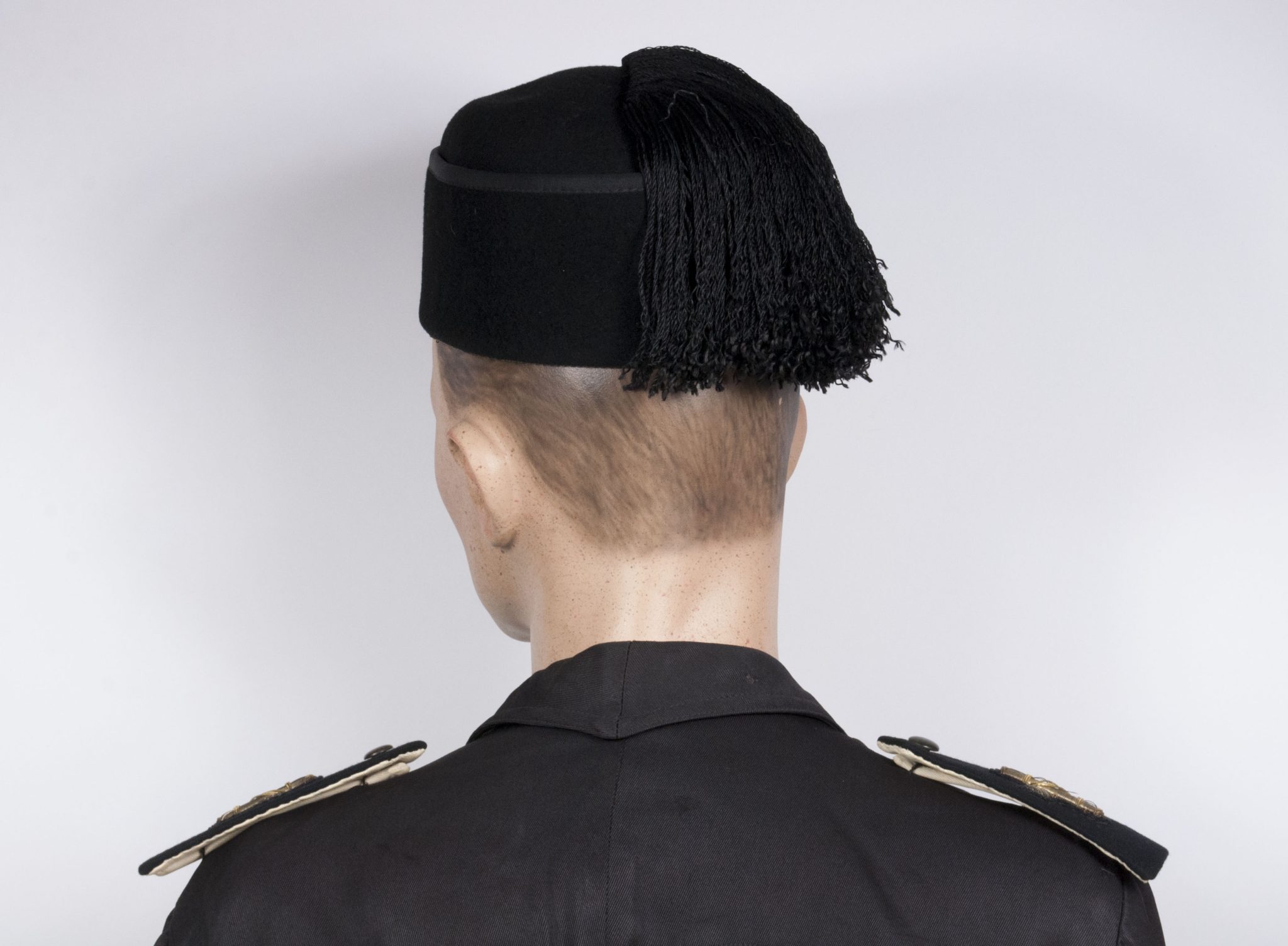 Italian fascist PNF executive leader saharina with black felt "fez" headgear - VERY RARE - Image 103