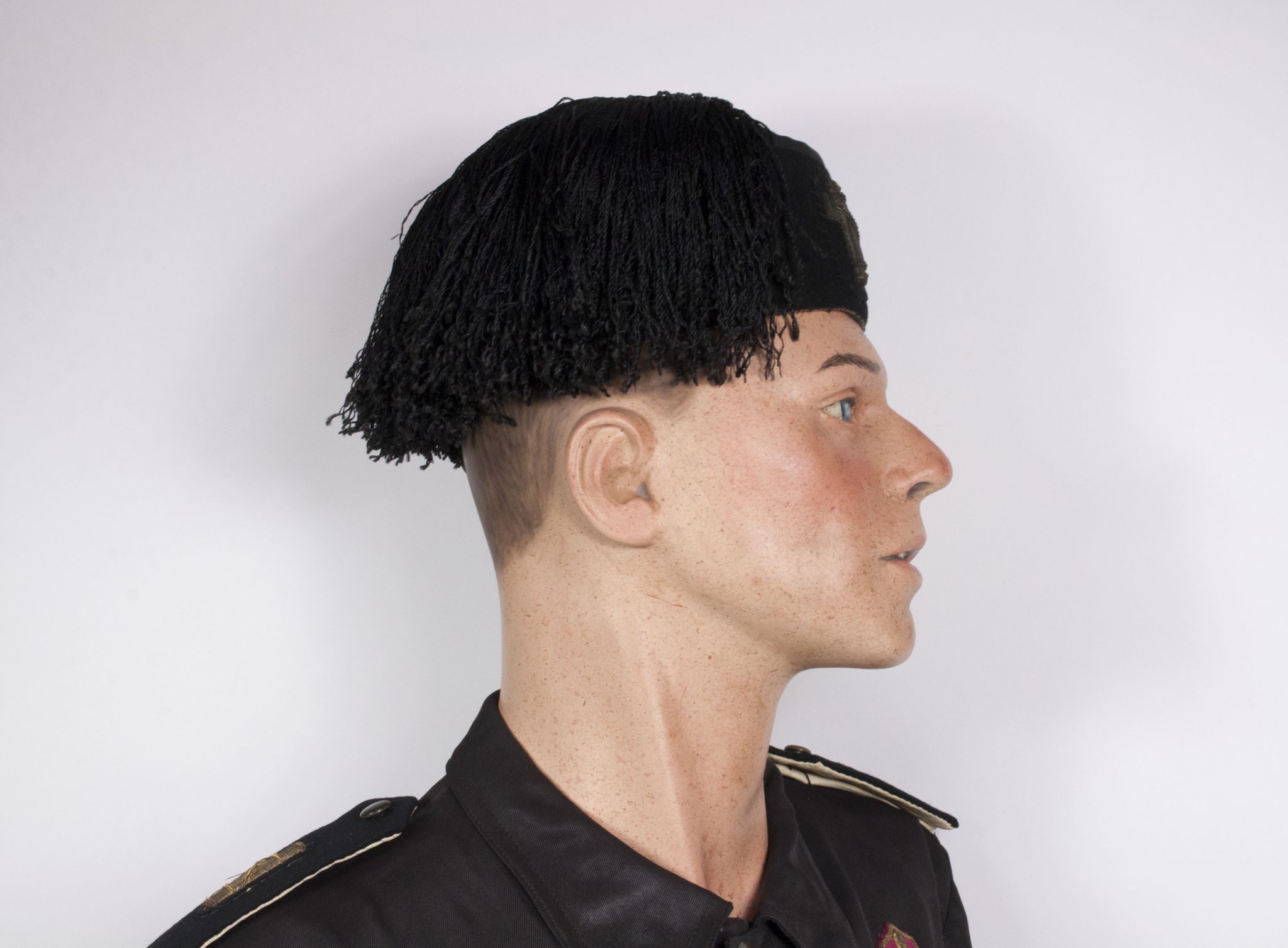 Italian fascist PNF executive leader saharina with black felt "fez" headgear - VERY RARE - Image 107