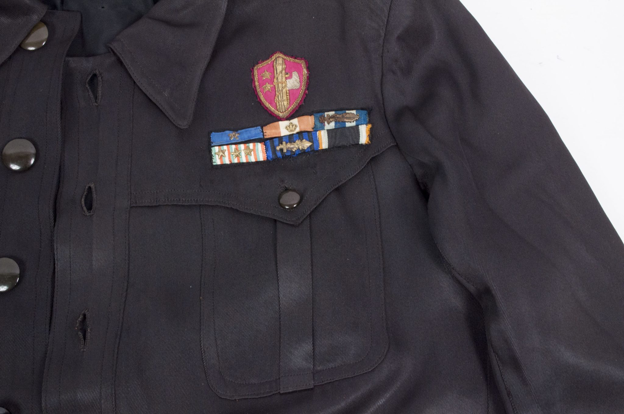 Italian fascist PNF executive leader saharina with black felt "fez" headgear - VERY RARE - Image 30